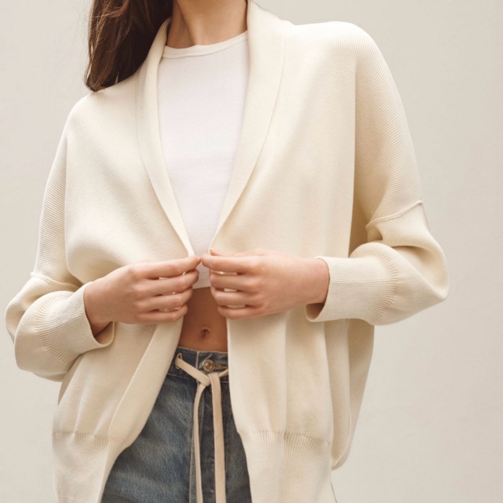 Anthropologie Cozy Cream Women's Cardigan Sweater